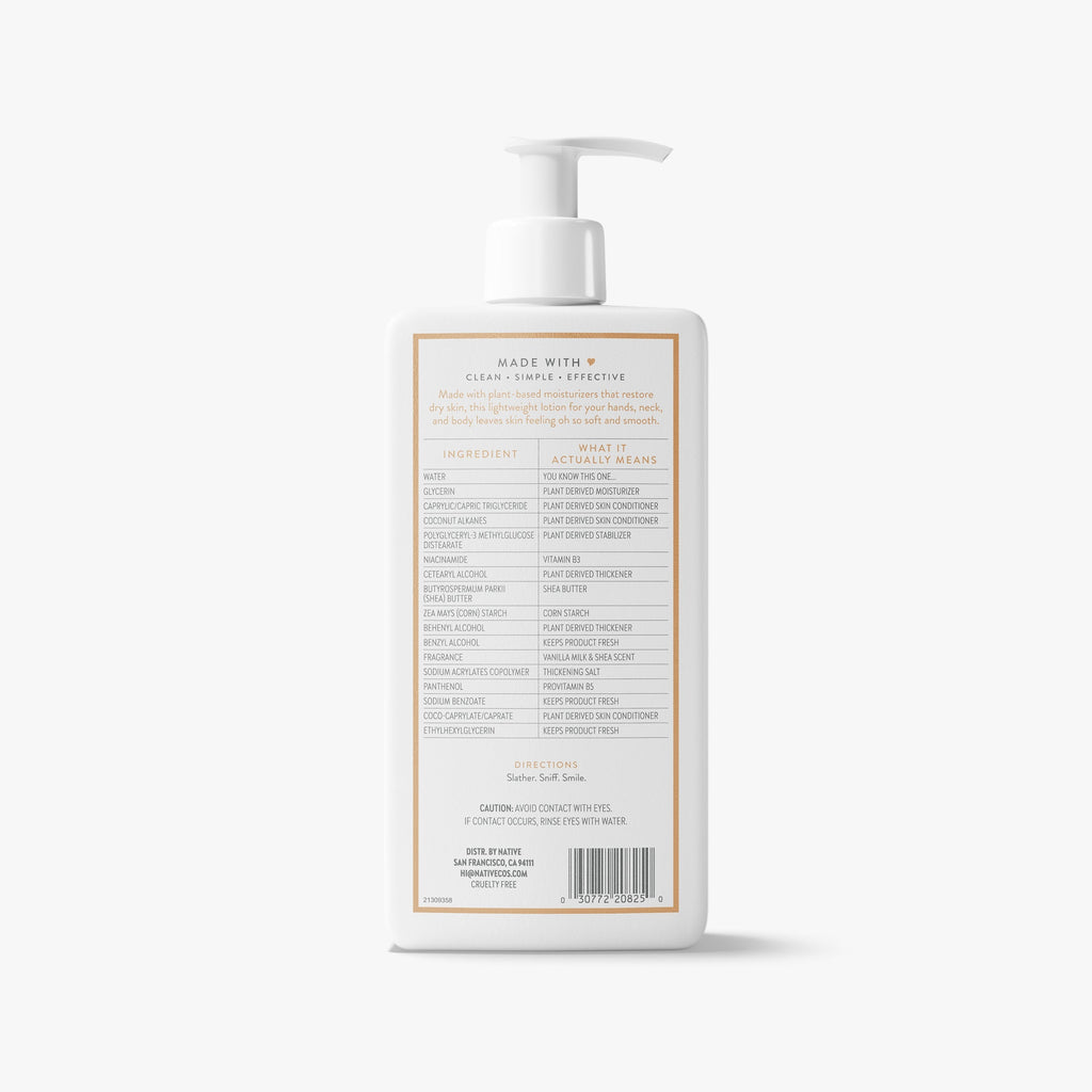 Body Lotion Classic Vanilla Milk and Shea 16.5oz Daily Routine