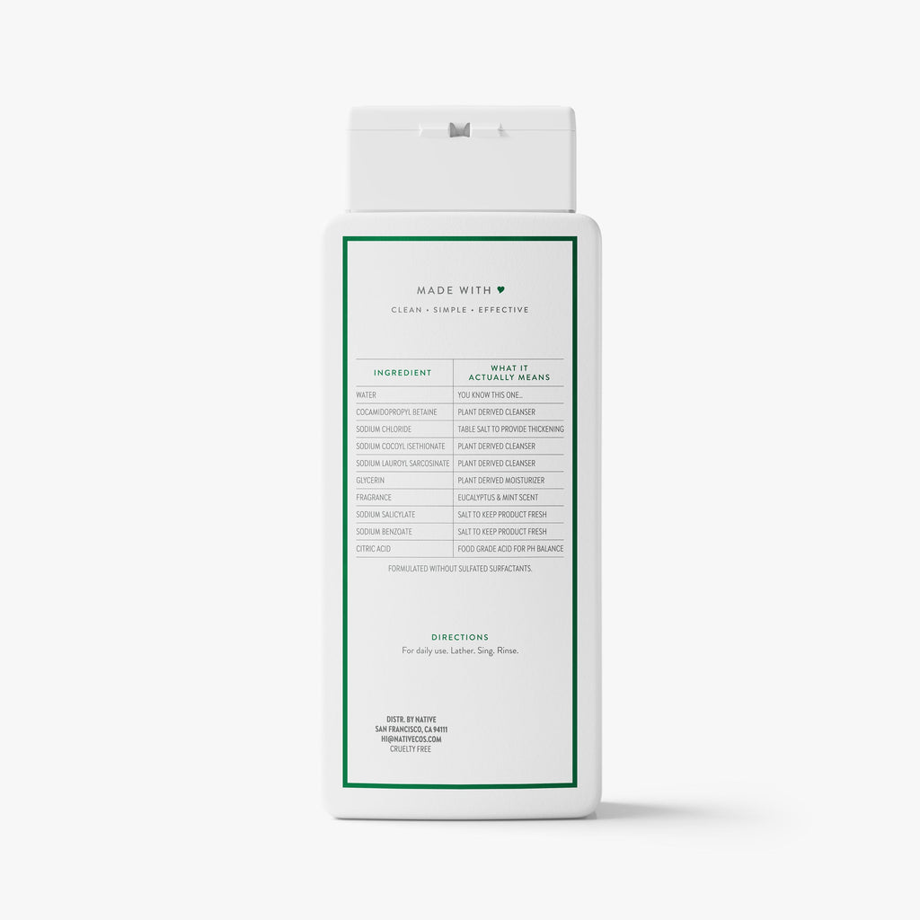 Body Wash Classic Eucalyptus and Mint 18oz Daily Routine