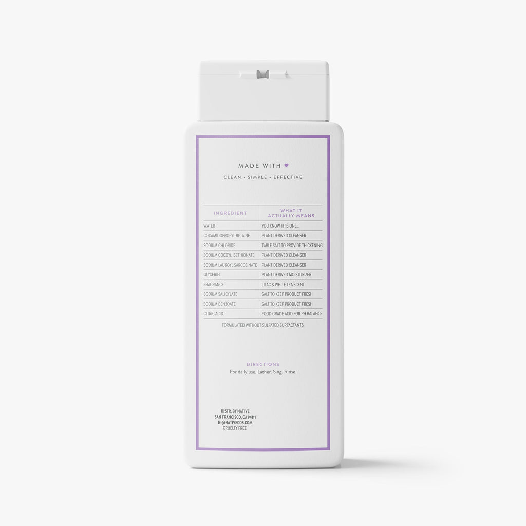 Body Wash Classic Lilac and White Tea 18oz Daily Routine