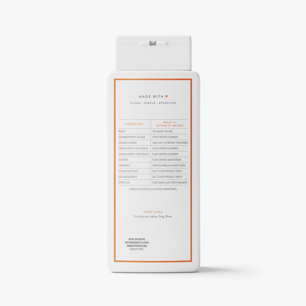 Body Wash Classic Toasted Vanilla and Honey 18oz Daily Routine