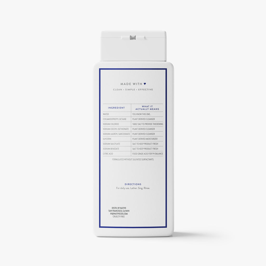 Body Wash Classic Unscented 18oz Daily Routine