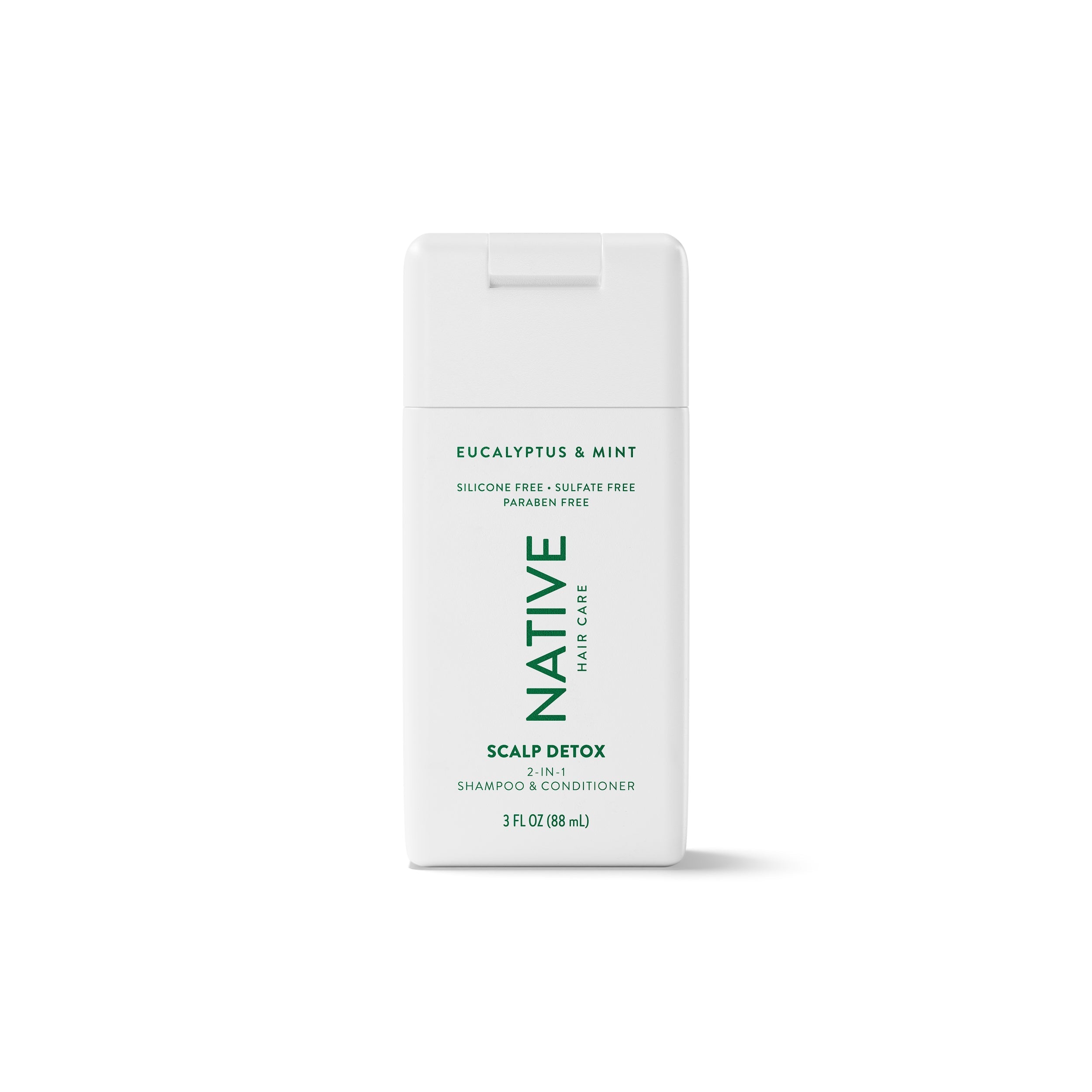 Mini Scalp Clarifying 2 in 1 Shampoo and Conditioner Classic Eucalyptus and Mint 3oz Daily Routine