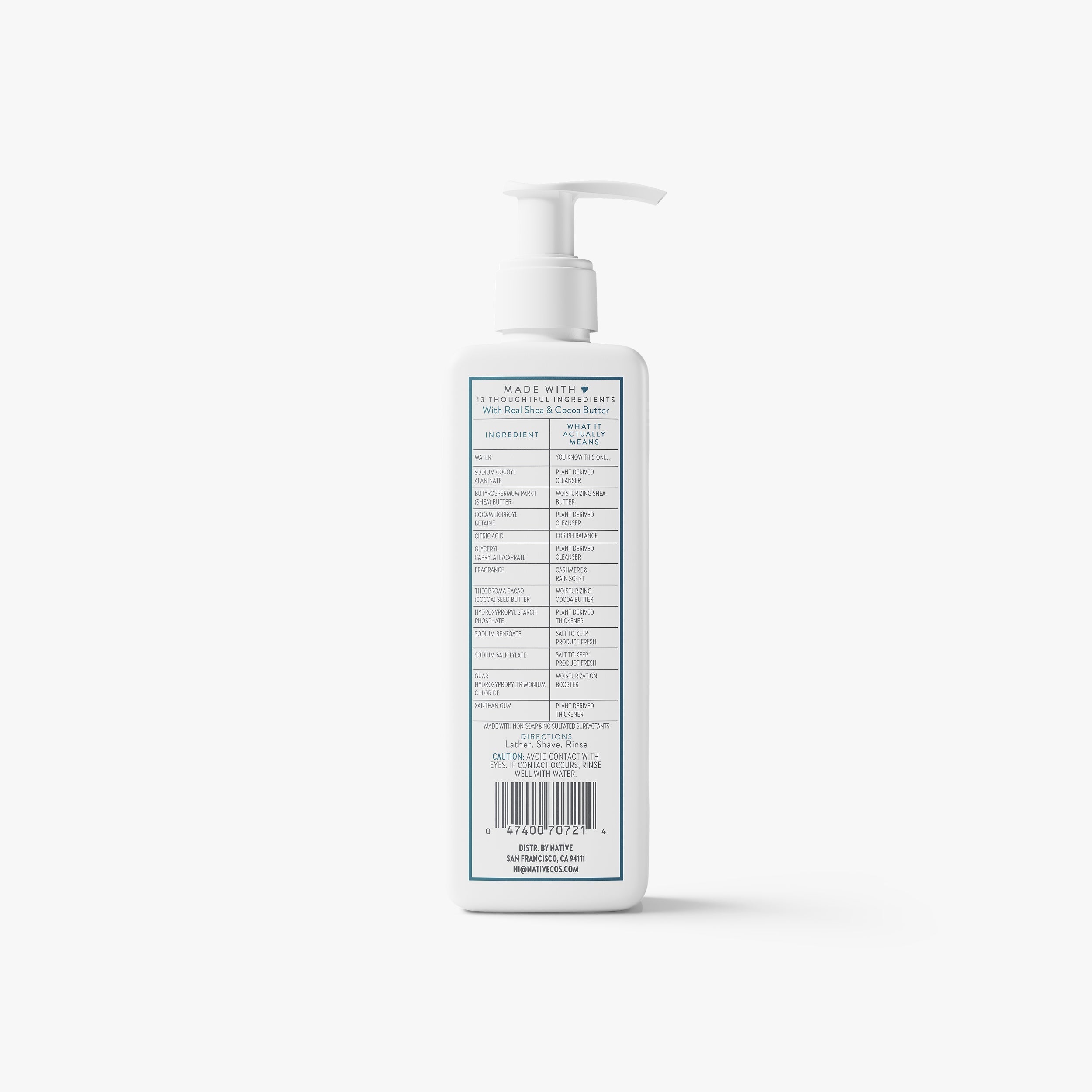 Ultra Moisture Shave Cream Classic Cashmere and Rain 7.6oz Daily Routine