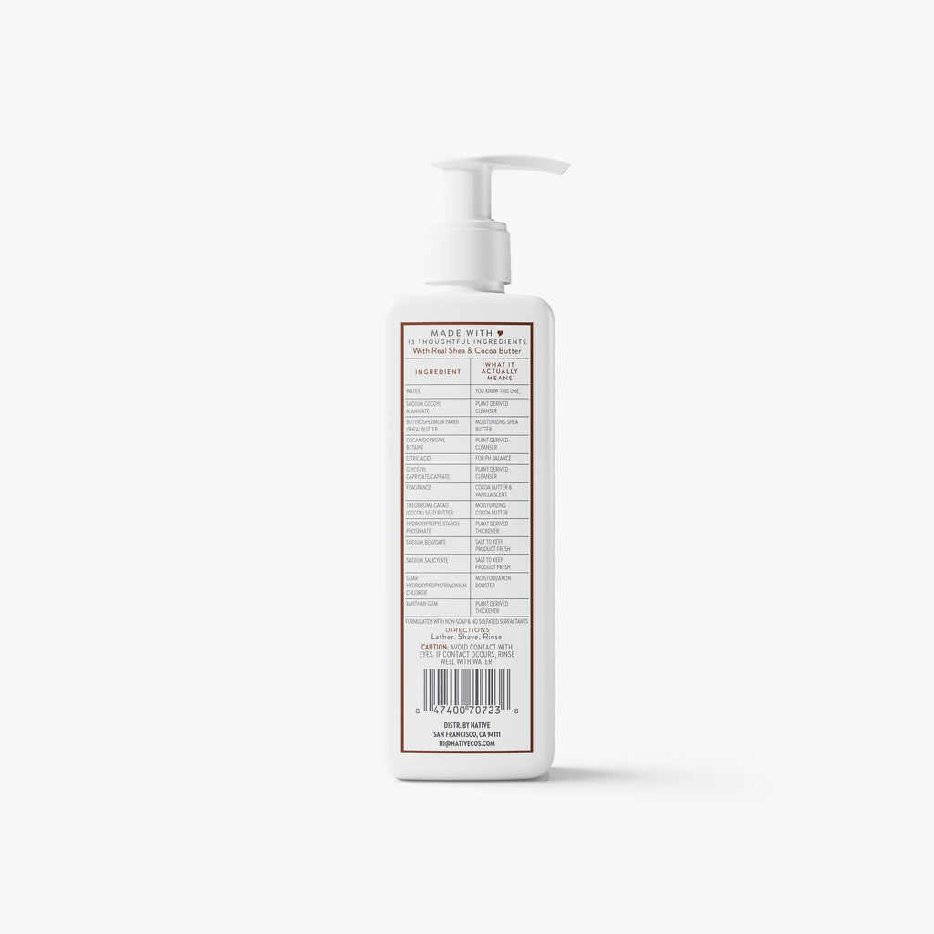 Ultra Moisture Shave Cream Classic Cocoa Butter and Vanilla 7.6oz Daily Routine
