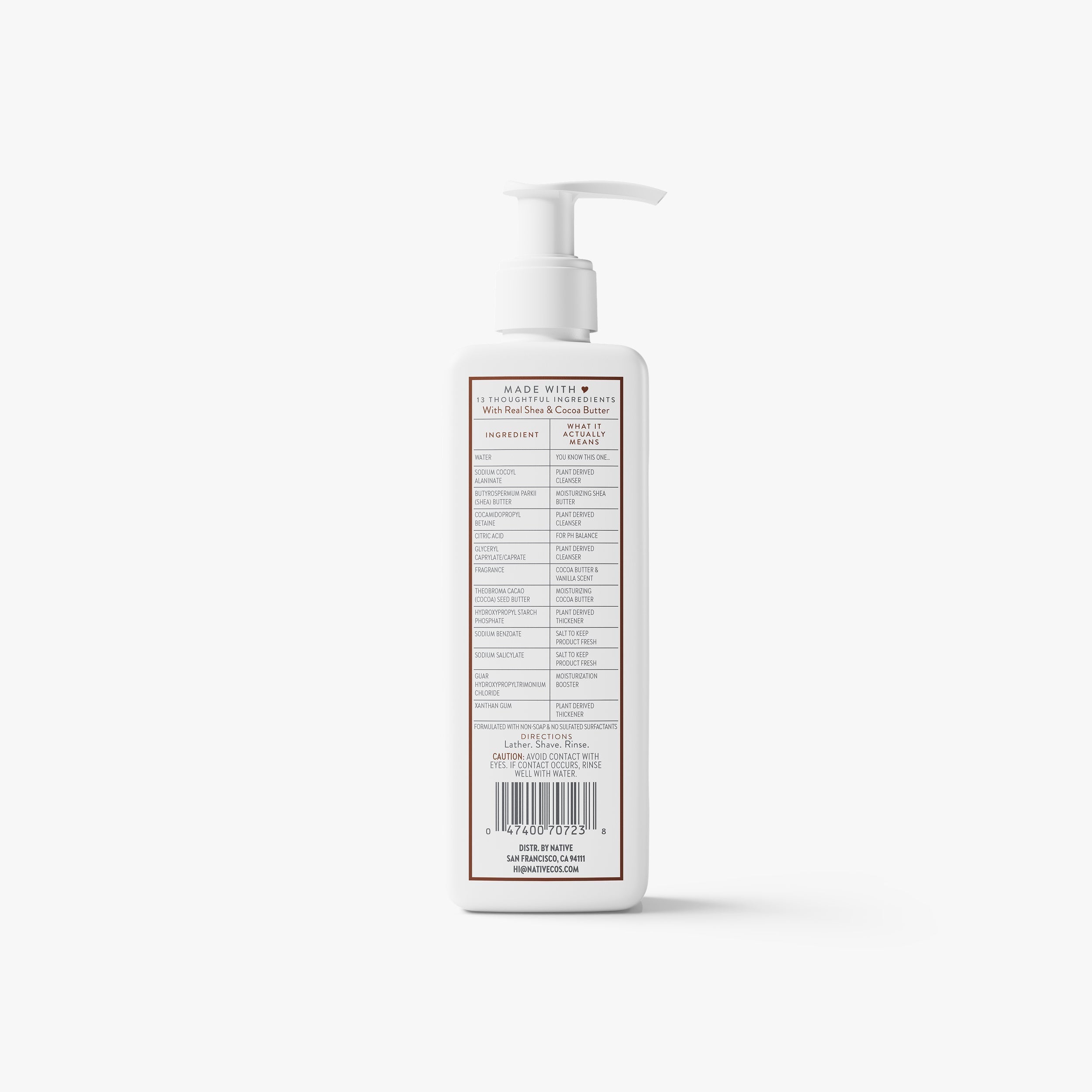 Ultra Moisture Shave Cream Classic Cocoa Butter and Vanilla 7.6oz Daily Routine