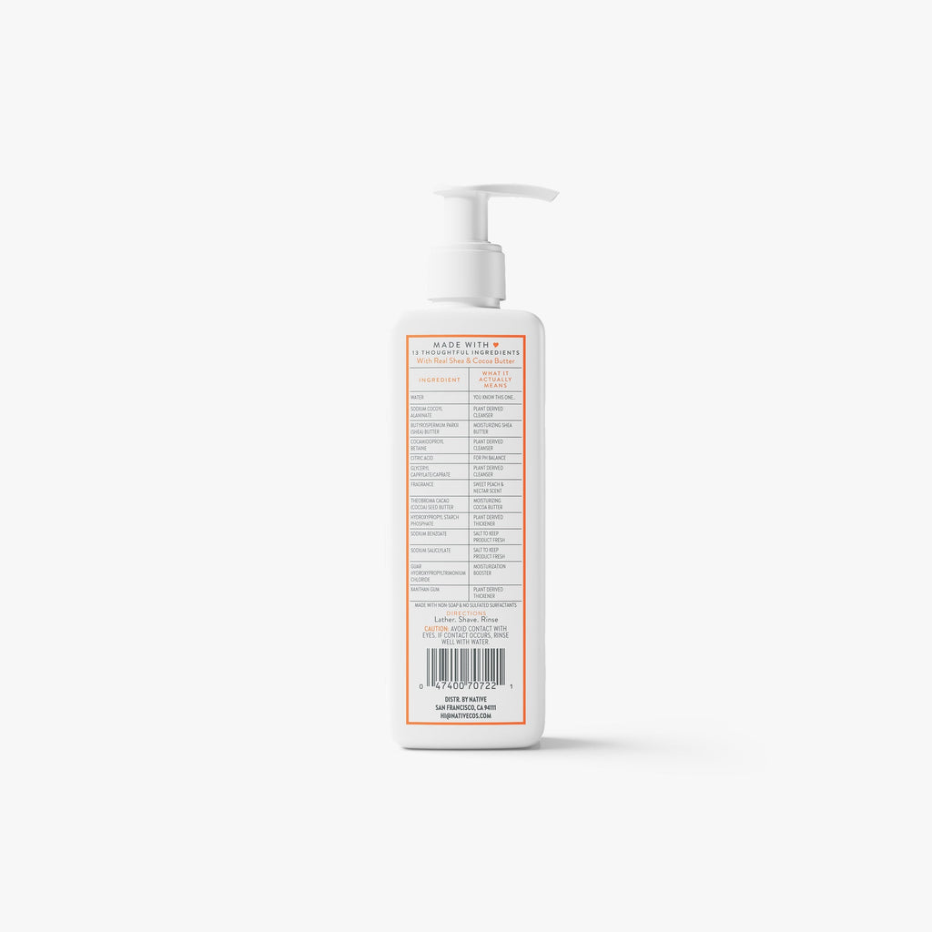 Ultra Moisture Shave Cream Classic Sweet Peach and Nectar 7.6oz Daily Routine