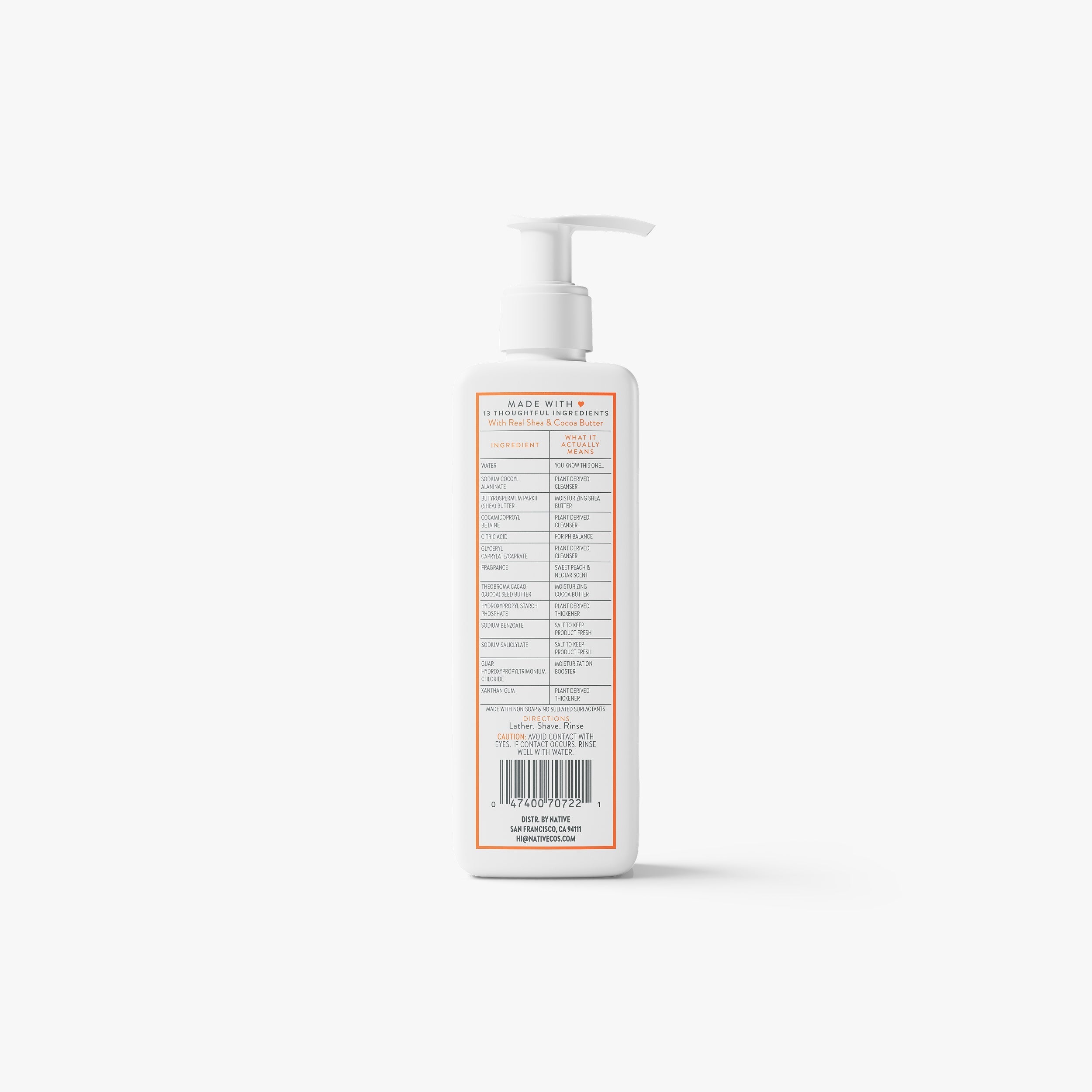 Ultra Moisture Shave Cream Classic Sweet Peach and Nectar 7.6oz Daily Routine