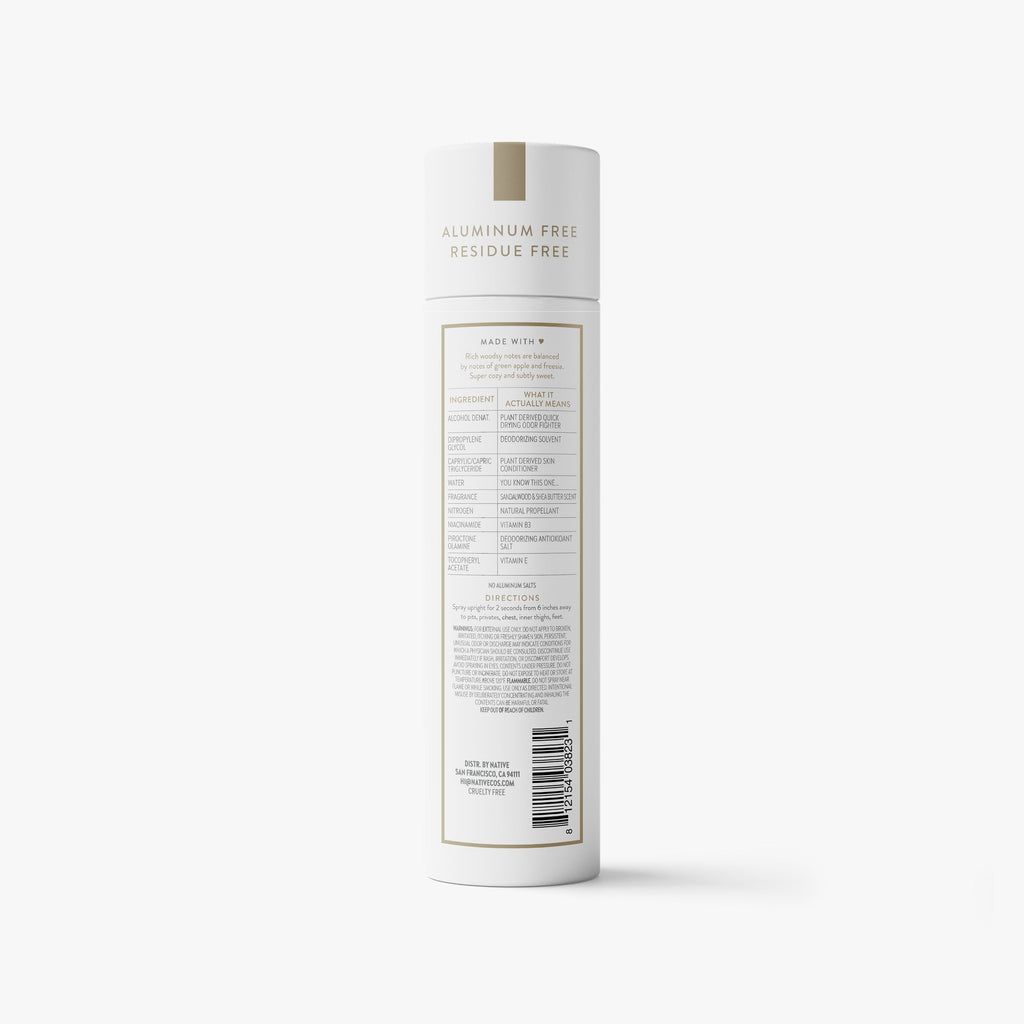 Whole Body Deodorant Spray Classic Sandalwood and Shea Butter 3.5oz Daily Routine