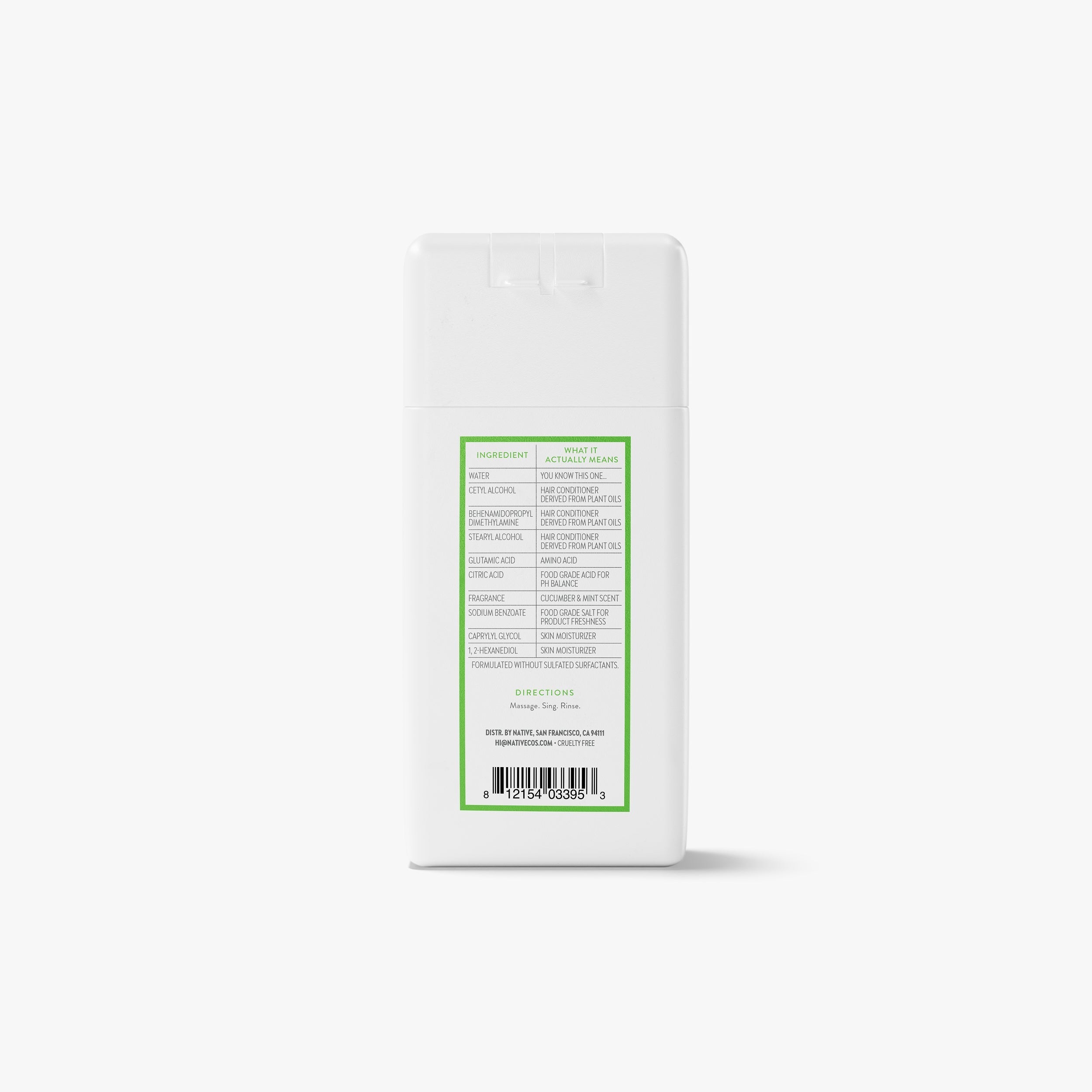 Mini Volumizing Conditioner Classic Cucumber and Mint 3oz Daily Routine