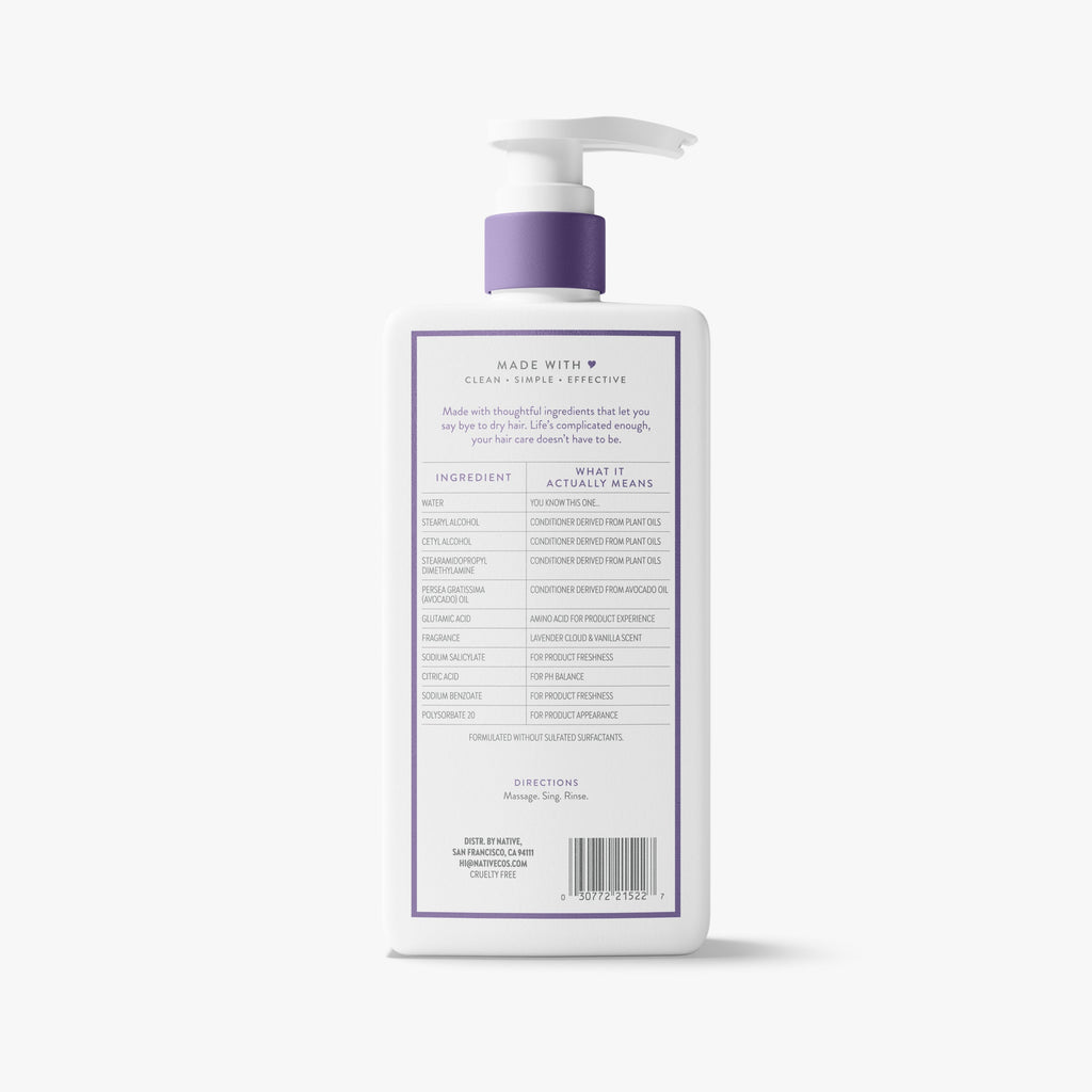 Scalp Refreshing Conditioner Classic Lavender Cloud and Vanilla 16.5oz Daily Routine