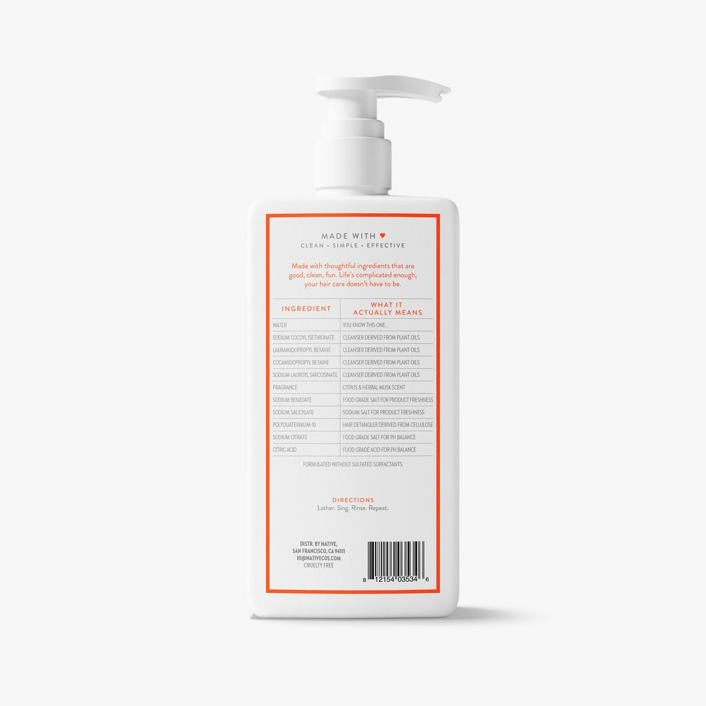 Daily Clean Shampoo Classic Citrus and Herbal Musk 16.5oz Daily Routine