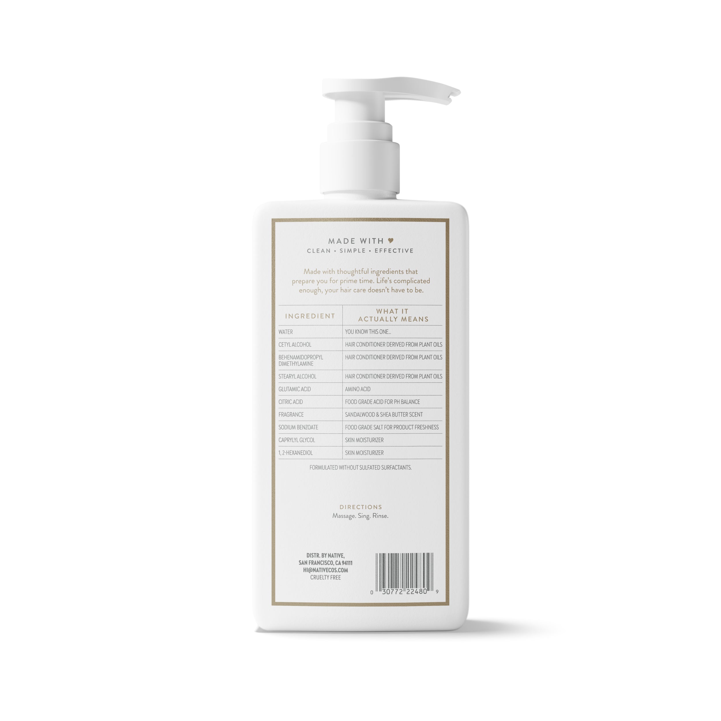 Full and Thick Conditioner Classic Sandalwood and Shea Butter 16.5oz Daily Routine