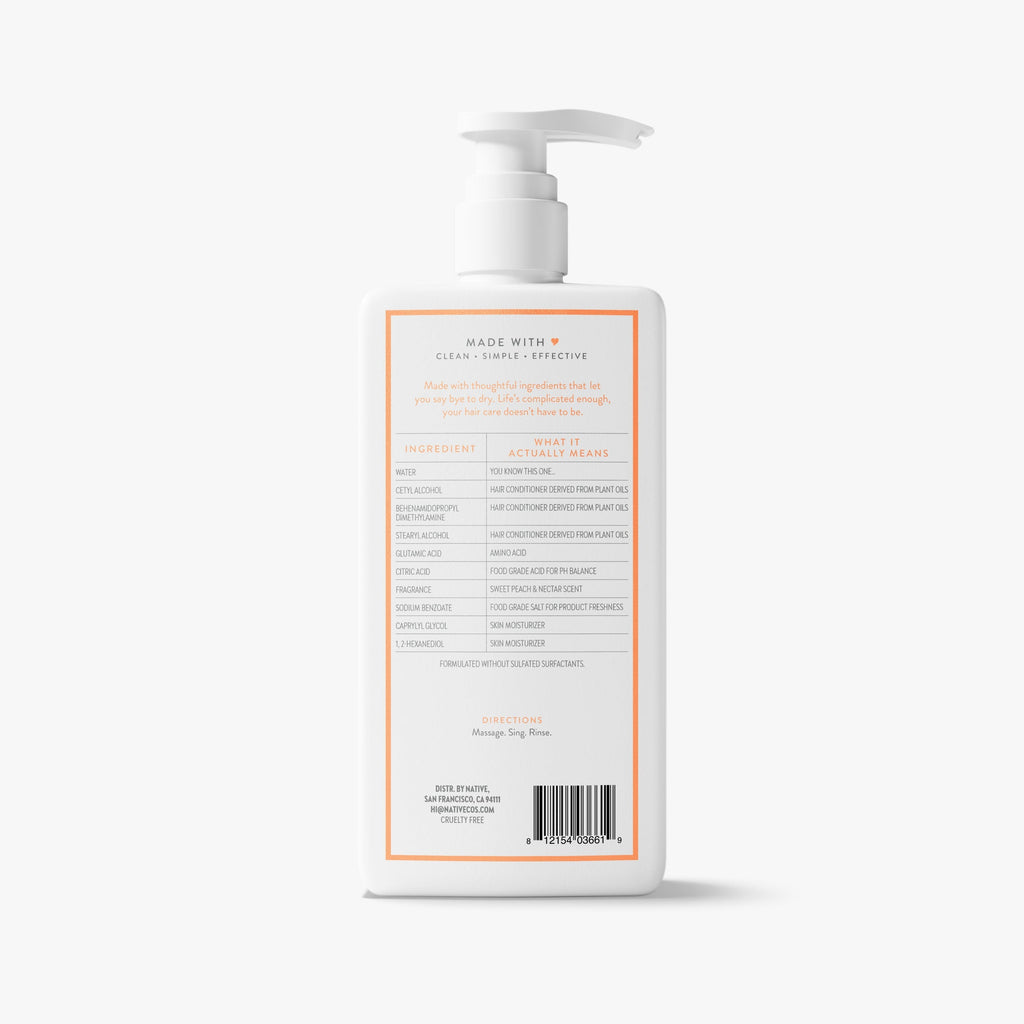 Moisturizing Conditioner Classic Sweet Peach and Nectar 16.5oz Daily Routine