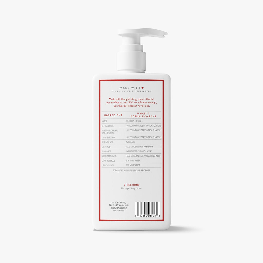 Moisturizing Conditioner Classic Warm Cider and Cinnamon 16.5oz Daily Routine