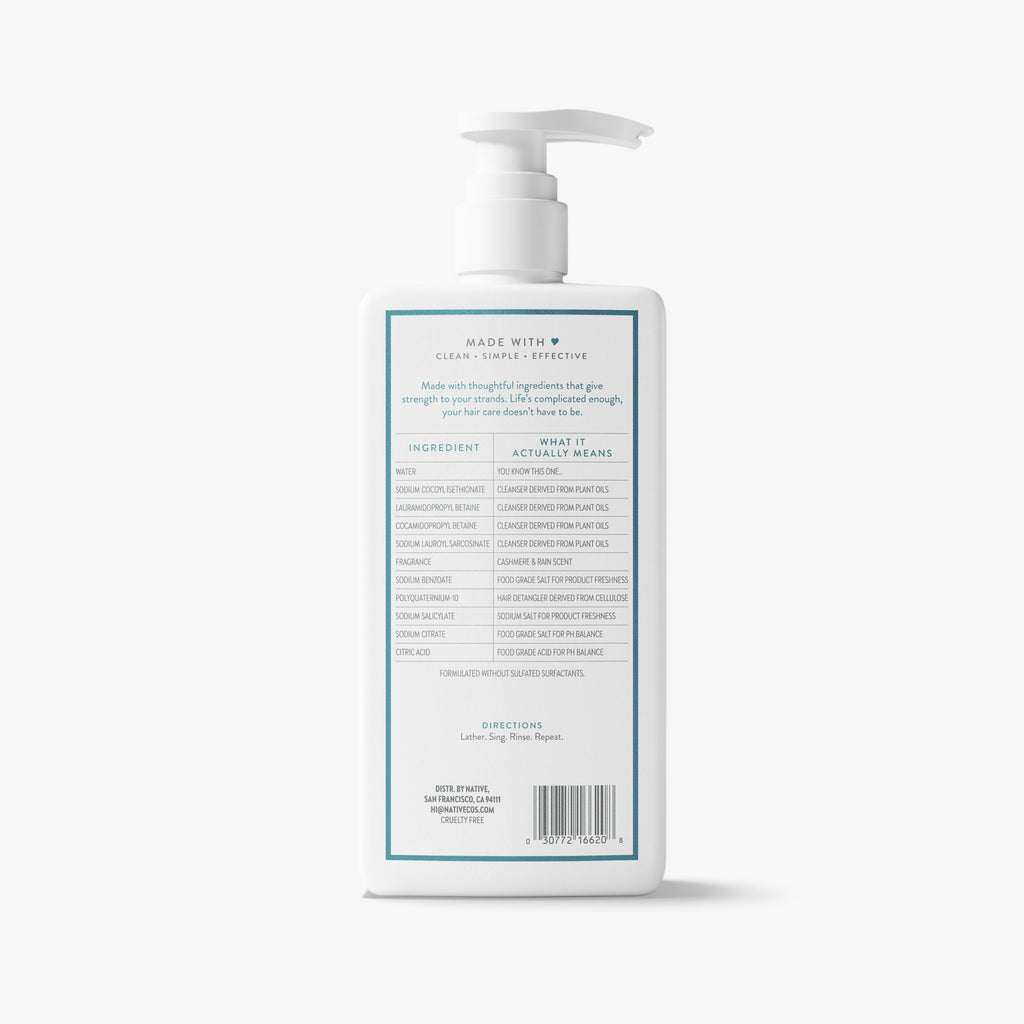 Strengthening 2 in 1 Shampoo and Conditioner Classic Cashmere and Rain 16.5oz Daily Routine