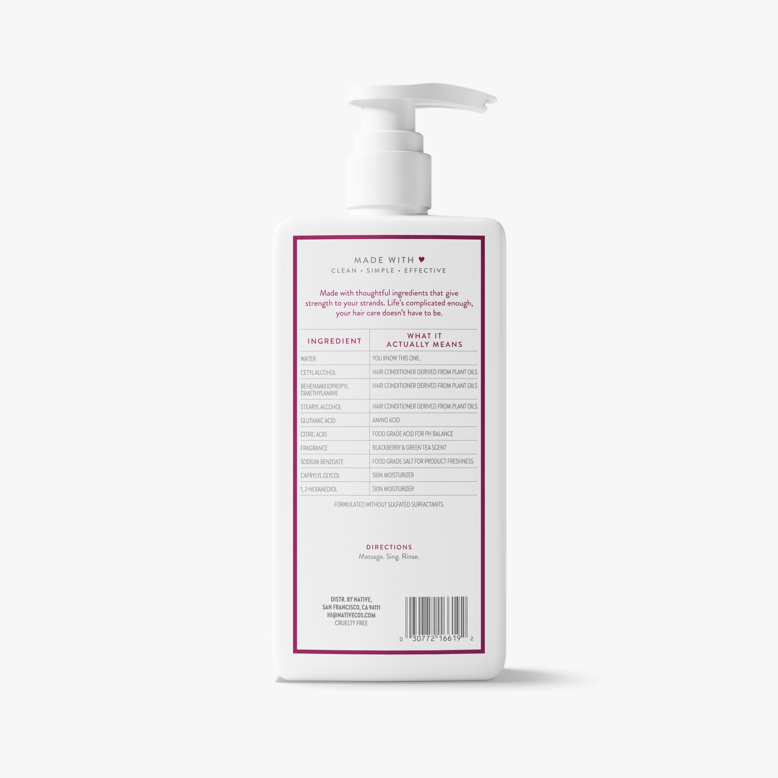 Strengthening Conditioner Classic Blackberry and Green Tea 16.5oz Daily Routine