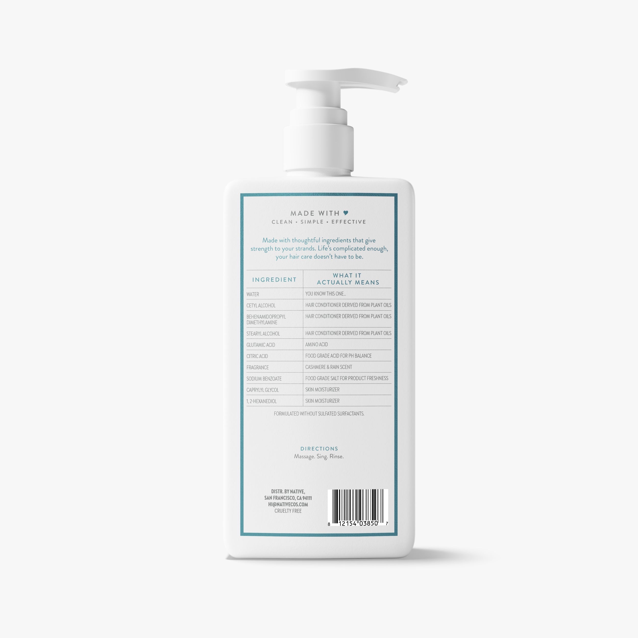 Strengthening Conditioner Classic Cashmere and Rain 16.5oz Daily Routine