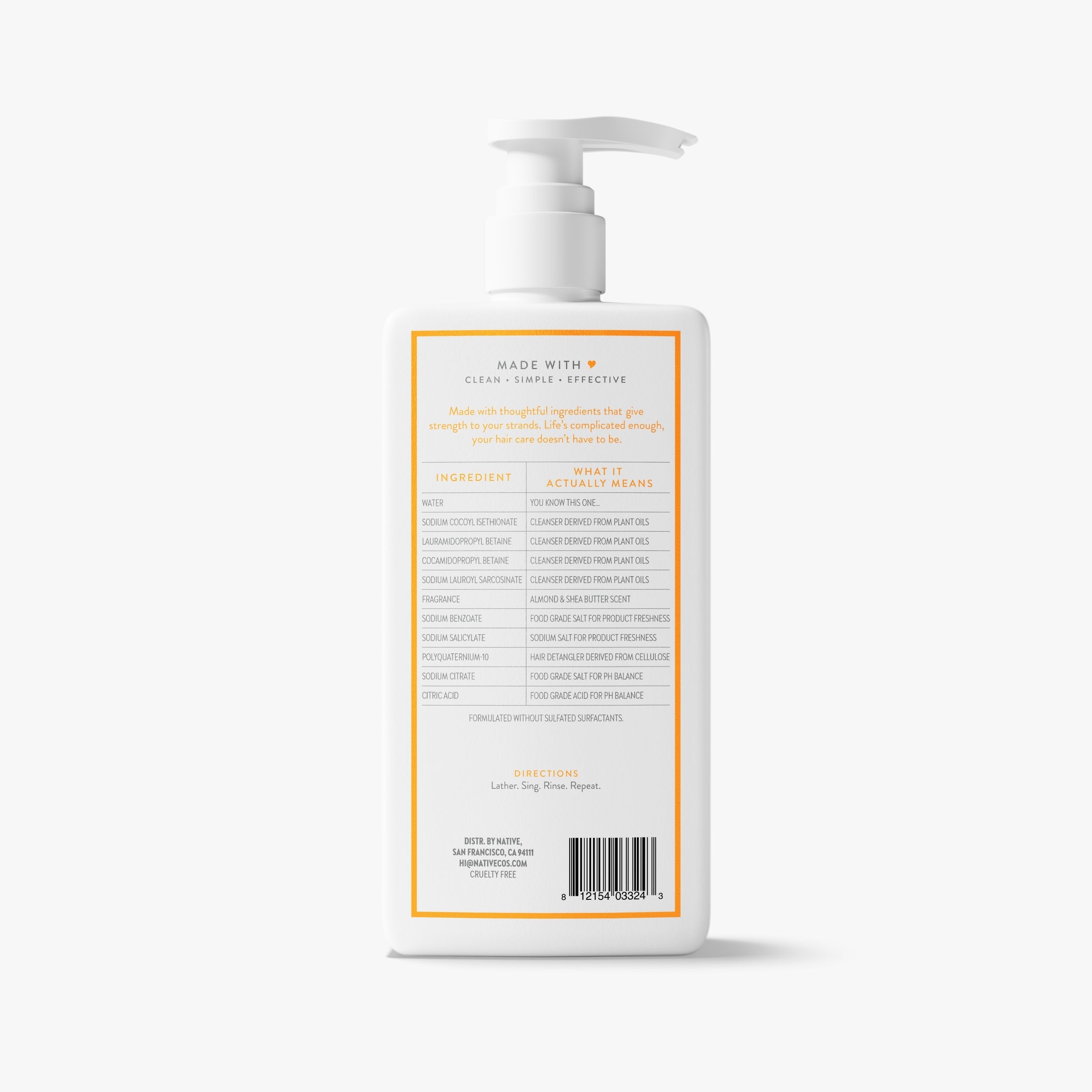 Strengthening Shampoo Classic Almond and Shea Butter 16.5oz Daily Routine