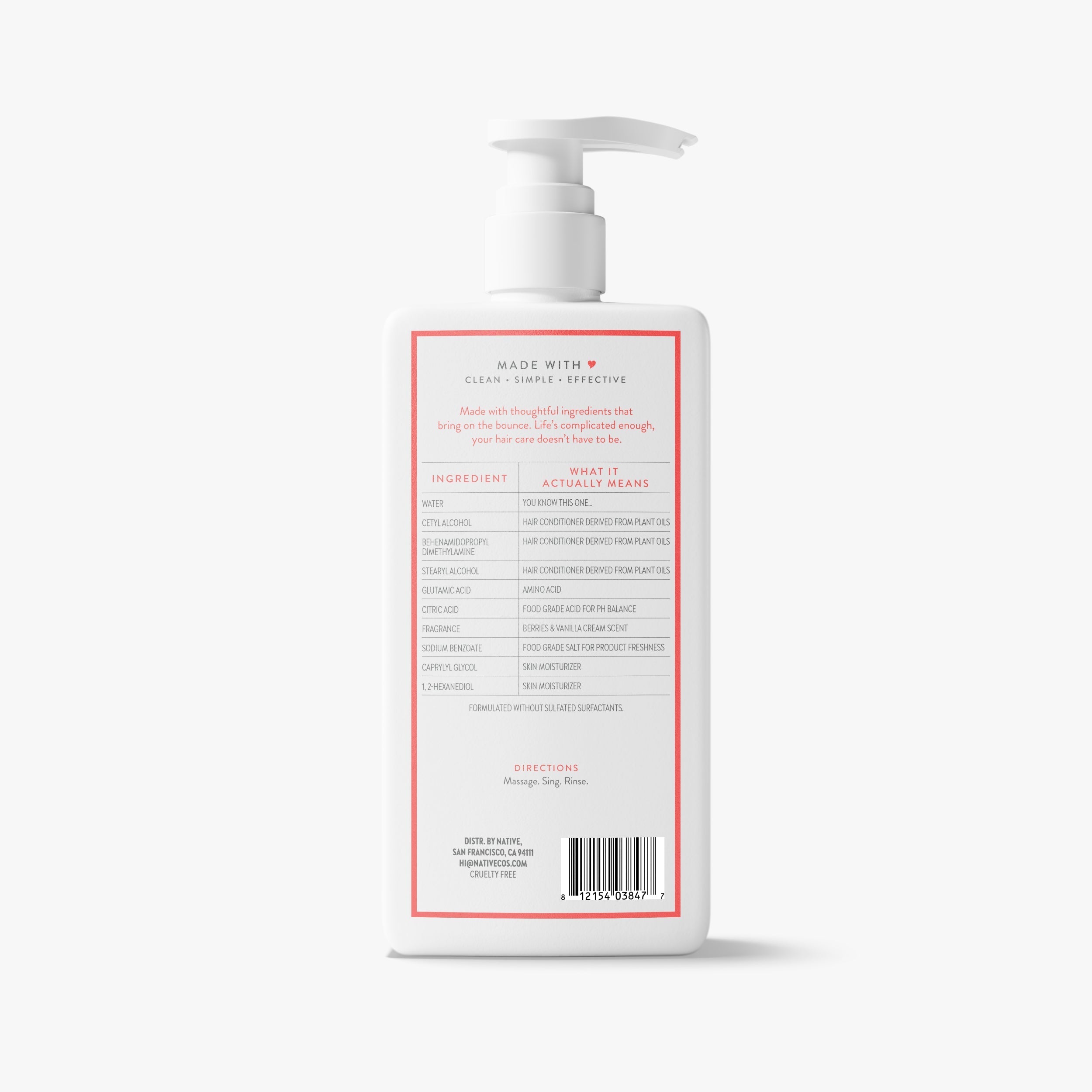 Volumizing Conditioner Classic Berries and Vanilla Cream 16.5oz Daily Routine