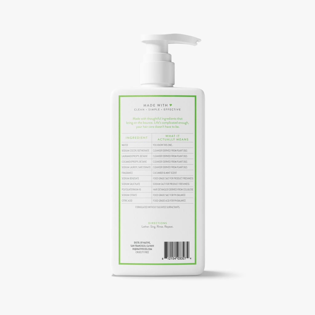 Volumizing Shampoo Classic Cucumber and Mint 16.5oz Daily Routine