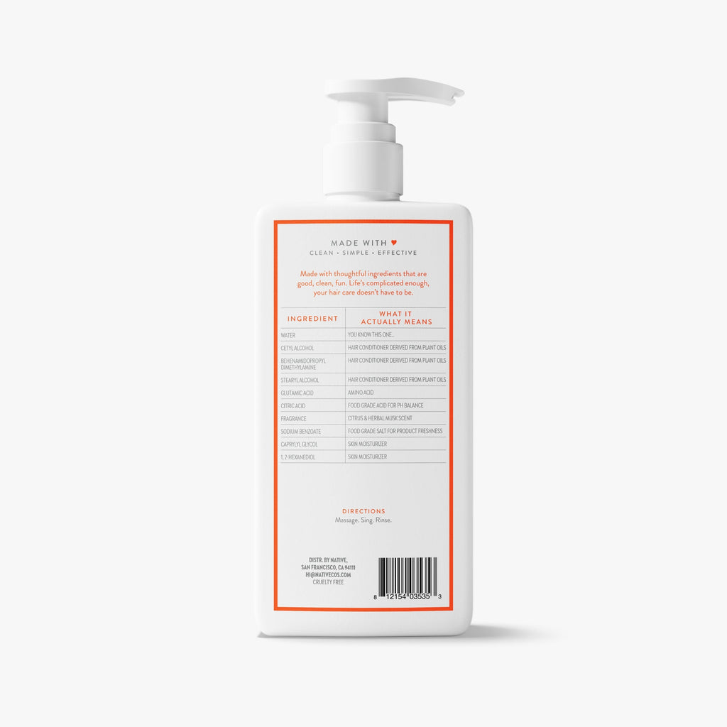 Daily Clean Conditioner Classic Citrus and Herbal Musk 16.5oz Daily Routine