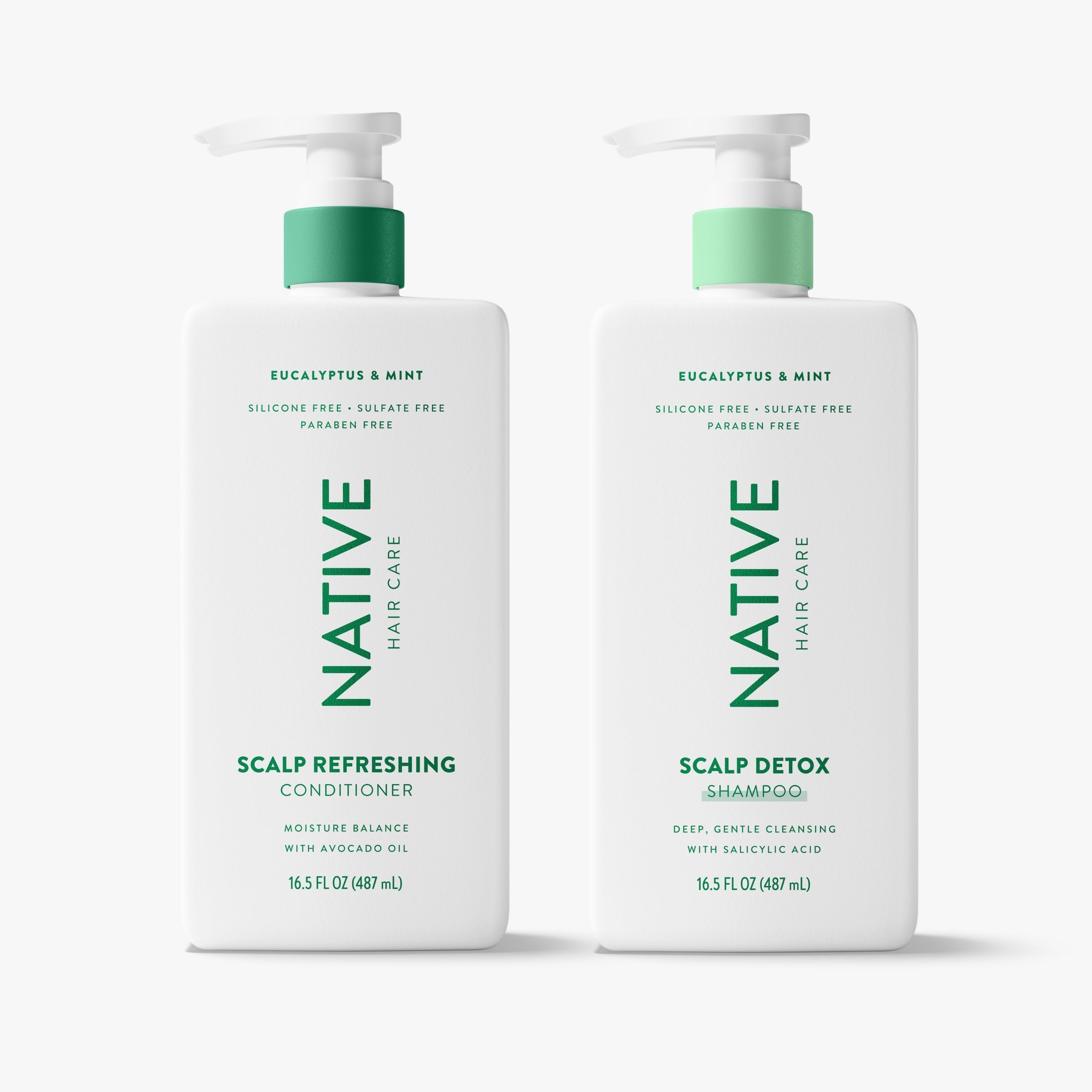 Scalp Clarifying 2 in 1 Shampoo and Conditioner Classic Eucalyptus and Mint 16.5oz Daily Routine