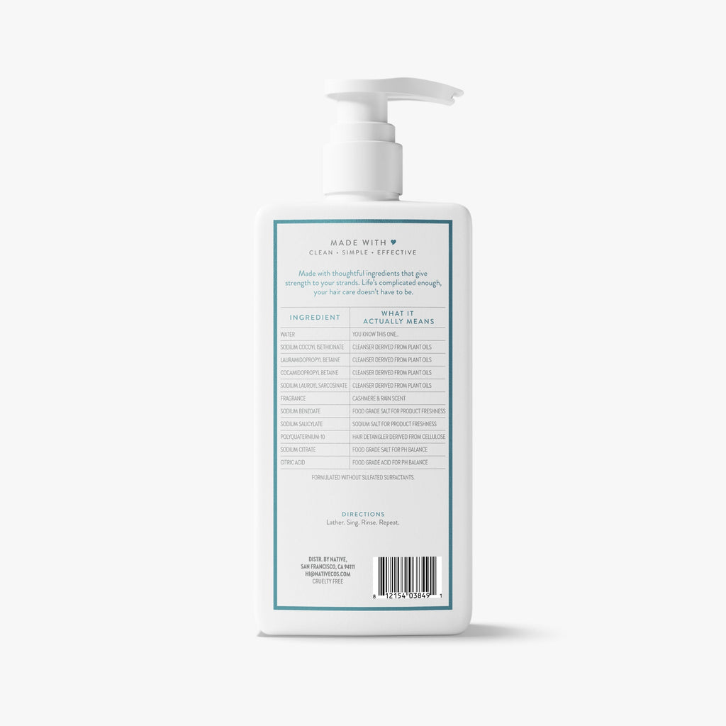 Strengthening Shampoo Classic Cashmere and Rain 16.5oz Daily Routine